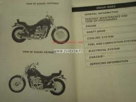 Suzuki VS750GL service manual -huolto-ohjekirja