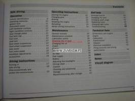MZ RT125 Owner´s manual -käyttöohjekirja