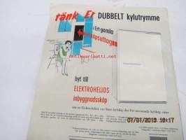 Elektro Helios kylskåpslinje 1964 -myyntiesite