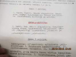Kiinteiden DKW-polttomoottorien yleinen käyttö- ja huolto-opas (Insinööritoimisto TeRa, Helsinki 1945)
