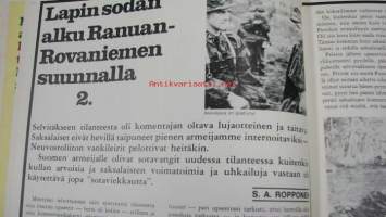 Kansa taisteli 1976 nr 11, Jalmari Lapinleimu: Suomen armeijan käyttämät aseet, ilmatorjuntatykistömme 1925-45, Lapin sodan alku Ranuan-Rovaniemen suunnalla 2.