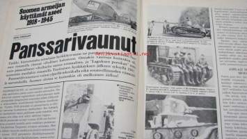 Kansa taisteli 1976 nr 12 (kansikuva Johannes Björklund ja Pekka Tiilikainen),  Suomen armeijan käyttämät aseet 1918-45, Eero Eräsaari: panssarivaunut.