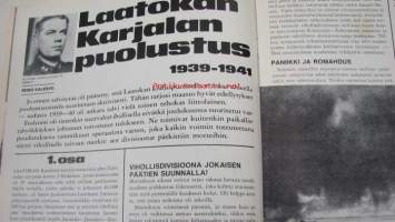 Kansa taisteli 1976 nr 12 (kansikuva Johannes Björklund ja Pekka Tiilikainen),  Suomen armeijan käyttämät aseet 1918-45, Eero Eräsaari: panssarivaunut.