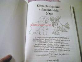 kiinanharjakoirat  sukutaulukirja 2000