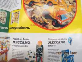 Meccano sarjat ja uutuudet 1973 -myyntiesite