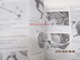 Honda CR125R 1989 owner´s maintenance manual -omistajan huolto-ohjekirja