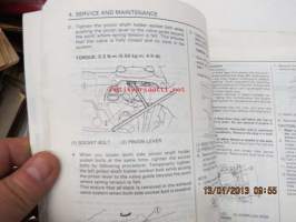 Honda CR125R 1989 owner´s maintenance manual -omistajan huolto-ohjekirja