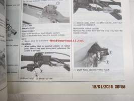 Honda CR125R 1989 owner´s maintenance manual -omistajan huolto-ohjekirja