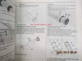 Honda CR125R 1989 owner´s maintenance manual -omistajan huolto-ohjekirja