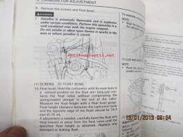 Honda CR80R 1991 owner´s maintenance manual -omistajan huolto-ohjekirja