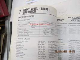 Honda XL250S Shop Manual -korjaamo-ohjekirja