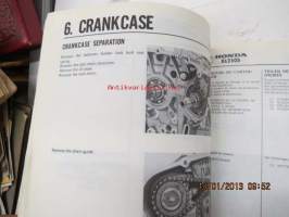 Honda XL250S Shop Manual -korjaamo-ohjekirja
