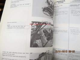 Honda XL250S Shop Manual -korjaamo-ohjekirja