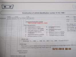 Honda VT750C v,w, VT750C2v,w Parts Catalogue -varaosaluettelo -korjaamokirja