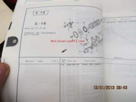 Honda TRX450Sw (Fourtrax Foreman S), TRX450ESw (Fourtrax Foreman ES) Parts Catalogue -varaosaluettelo