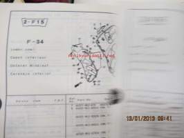 Honda CBR1000Fp,r,s,t,v Parts Catalogue -varaosaluettelo