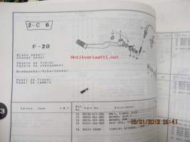 Honda CBR1000Fp,r,s,t,v Parts Catalogue -varaosaluettelo