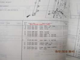 Honda CBR1000Fp,r,s,t,v Parts Catalogue -varaosaluettelo