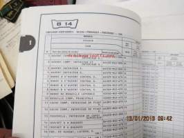 Honda CBR1000Fp,r,s,t,v Parts Catalogue -varaosaluettelo