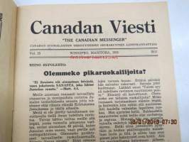 Canadan Viesti - hengellinen kuukausijulkaisu suomalaisille kodeille 1955
