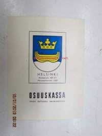 Osuuskassa / Helsinki -Osuuskassan säästökortti
