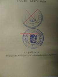 Keskus-Kaisan kommellukset. 1 näytöksinen pila. näytelmä.(2 armeijan leimaa)
