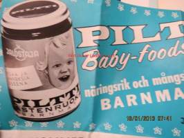Piltti Baby-foods - nami-mat i burk - mainoskampanjajuliste kauppiaille