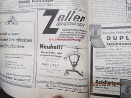 Wochenschrift für Papier -saksalainen paperialan ammattilehti, messunumero 1.3.1934