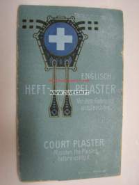 English  court plaster -laastaripakkaus