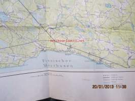 Wiborg - Ladoga See, September 1918 -saksalainen kartta