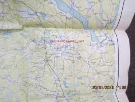 Wiborg - Ladoga See, September 1918 -saksalainen kartta