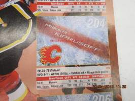 NHL / LNH Hockey 2011-12 Sticker Album / Album D´Autocollants -tarrakirja