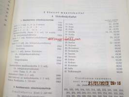 Maanmittaushallituksen karttaluettelo 31.10.1963