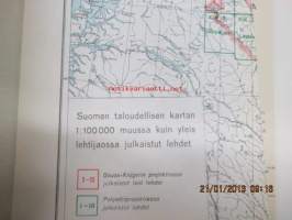 Maanmittaushallituksen karttaluettelo 31.10.1963