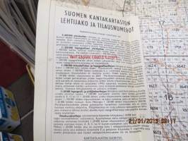 Maanmittaushallituksen karttaluettelo 31.10.1963