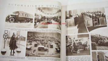 Suomen Kuvalehti 1926 nr 16, Reo automainos, tulennielijöitä, metsänvartija Juho Holm, uutiskuvia: Naantalin Kaivohuone - lumen tuhoja