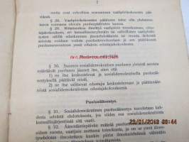 Suomen Sosialidemokratisen puolueen järjestösäännöt - hyväksytty edustajakokouksessa Oulussa 1906