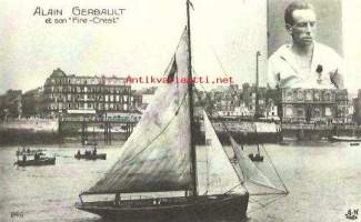 Alain J. Gerbault (1893-1941) -  laivakortti,  kulkematon uusintapainos