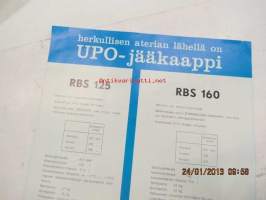 UPO RBS 125, 160 jääkaapit -myyntiesite