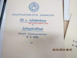 Ruokalistoja, menuja 1930-40 luvuilta noin 20 kpl