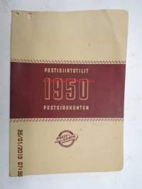 Postisiirtotilit 1950 Postgirokonton