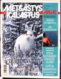 Metsästys ja kalastus 1993, N:o 1 tammikuu. Suomen suurin pilkkiahven. Jousimetsästyksen perusteet. Erämatkailuliite: Etelä-Afrikka, Intian valtameri