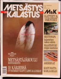 Metsästys ja kalastus, 1991 N:o 7. Metsästäjäkoulu: Riistanhoito; Ottavimmat vaaput, lipat ja lusikat; Heittovavan valinta; Asehihnat, Kahluuvarusteet