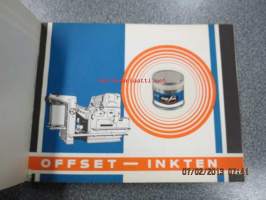 Van son offset-inkten -painoväriluettelo kirjapainoille / tuoteluettelo