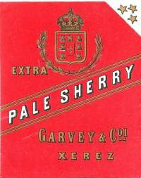 Pale Sherry - viinietiketti viinaetiketti  kivipaino