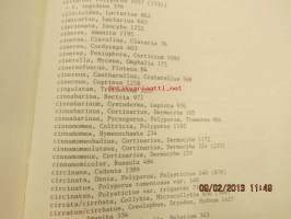 Sieninimistö - Svampnamn - noin 1560 lajia, niiden suomalaiset, ruotsalaiset ja tieteelliset nimet synonyymeineen