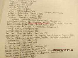 Sieninimistö - Svampnamn - noin 1560 lajia, niiden suomalaiset, ruotsalaiset ja tieteelliset nimet synonyymeineen