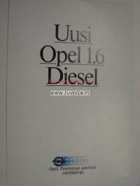 Uusi Opel 1.6 diesel -myyntiesite