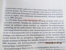 Ekonommatrikel - Svenska Handelshögskolan - Handelshögskolan vid Åbo Akademi (Utgiven av Ekonomföreningen Niord)