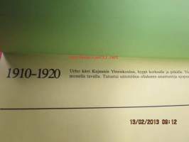 UKK:n värikkäät vuosikymmenet - Kymi Kymmene Paperin julkaisema pilapiirtäjä Kätsyn piirroskokoelma presidentti Kekkosen 80-vuotispäivän kunniaksi